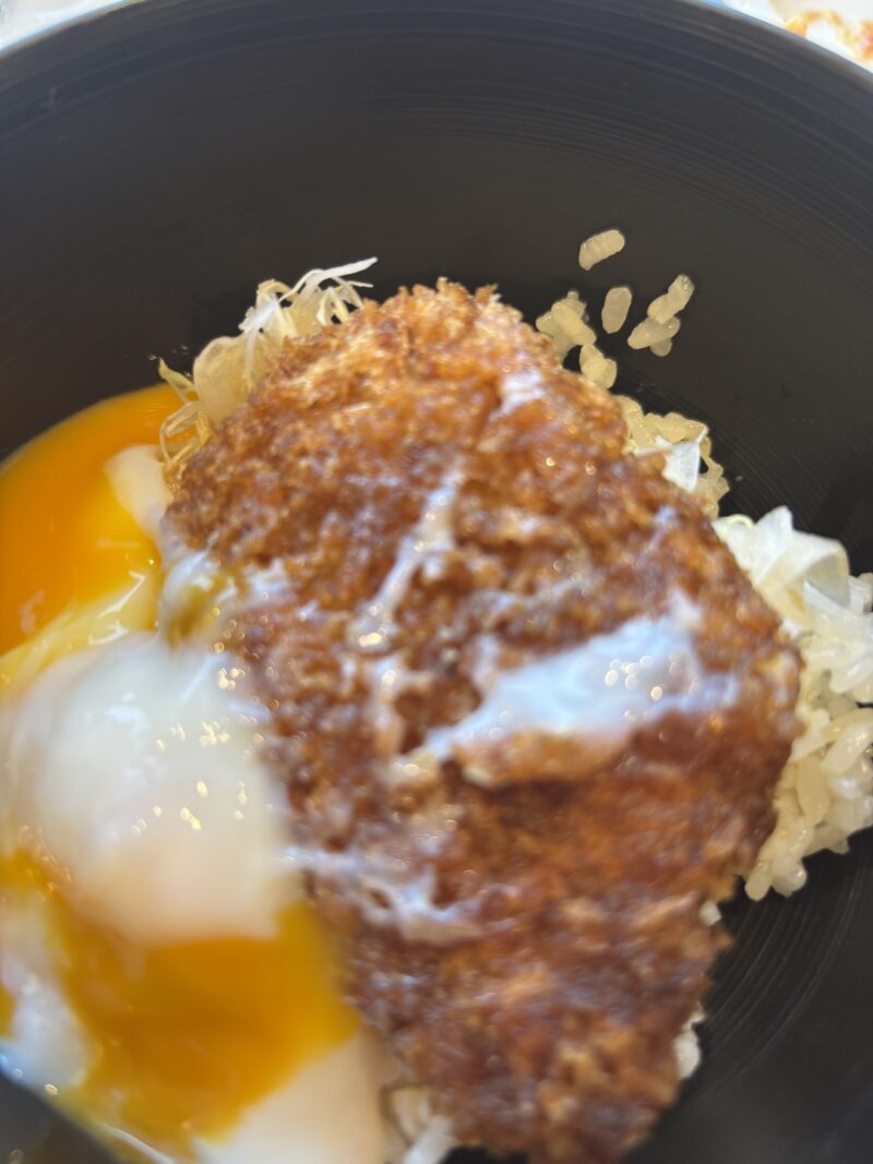 ソースカツ丼温玉
